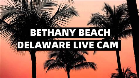 bethany beach de webcam|bethany beach boardwalk live.